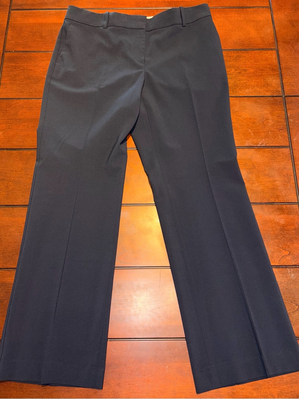 Ann Taylor Women’s Petite The Ann Trouser Navy Blue Dress Pants Size 12P